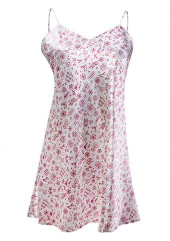 ⁨HALKA CHRISTMAS DK-HK SATYNA 013 (kolor wielokolorowy, rozmiar 2xl)⁩ w sklepie Wasserman.eu