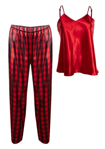 ⁨KOMPLET CHRISTMAS 2 DK-KI SATYNA 016 (kolor wielokolorowy, rozmiar 2xl)⁩ w sklepie Wasserman.eu