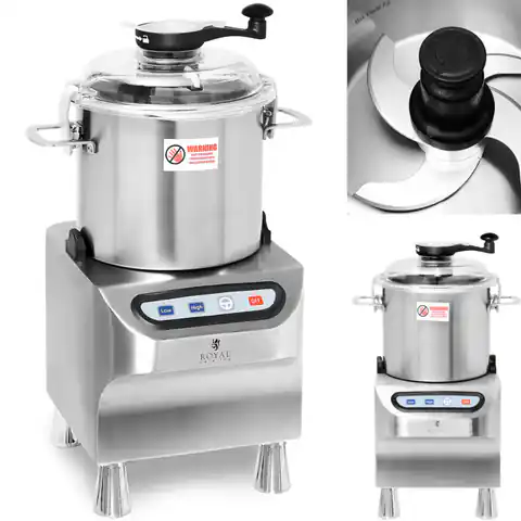 ⁨Gastronomic wolf cutter for chopping grinding meat vegetables 8 l 1500/2800 rpm 800 W⁩ at Wasserman.eu