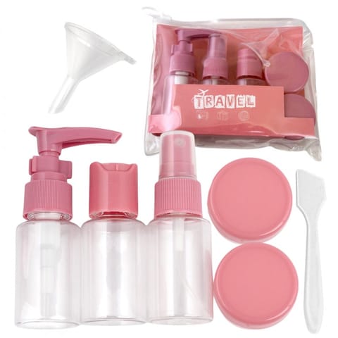 ⁨Zestaw pojemniczków i akcesoriów podróżnych 7w1 KS122R⁩ w sklepie Wasserman.eu