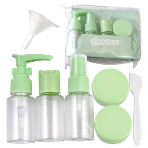 ⁨Zestaw pojemniczków i akcesoriów podróżnych 7w1 KS122ZIE⁩ w sklepie Wasserman.eu