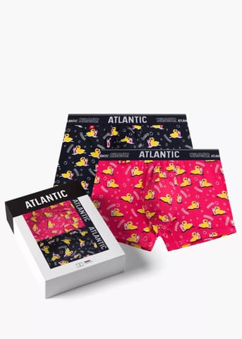 ⁨SZORTY ATLANTIC 2MHH-007 WL25 (kolor granat - różowy, rozmiar M)⁩ w sklepie Wasserman.eu