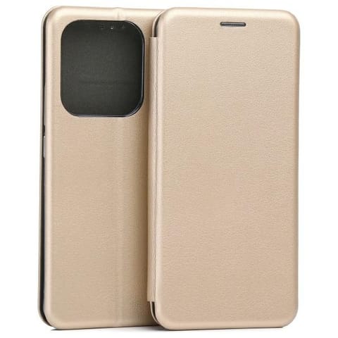 ⁨Beline Etui Book Magnetic Redmi Note 14  5G złoty/gold⁩ w sklepie Wasserman.eu