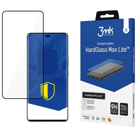 ⁨Szkło hartowane 3MK HardGlass Max Lite   do Honor Magic7 Lite czarny⁩ w sklepie Wasserman.eu
