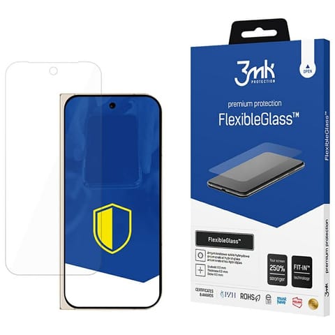 ⁨Szkło hybrydowe 3MK FlexibleGlass do     Google Pixel 9 Pro Fold (front)⁩ w sklepie Wasserman.eu