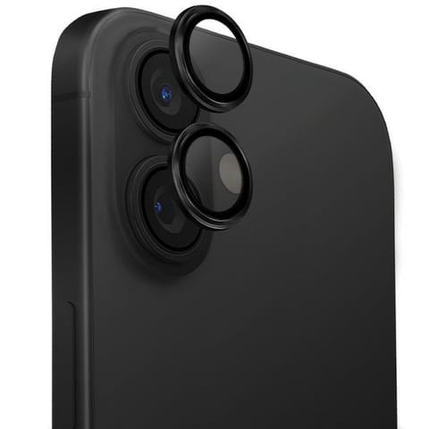 ⁨UNIQ Optix Aluminium Camera LensProtector iPhone 16 6.1" / 16 Plus 6.7" midnight black szkło na obiektyw aparatu z aplikatorem⁩ w sklepie Wasserman.eu