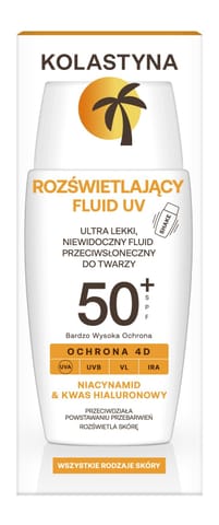 ⁨KOLASTYNA Fluid do twarzy SPF50+ 50 ml⁩ w sklepie Wasserman.eu