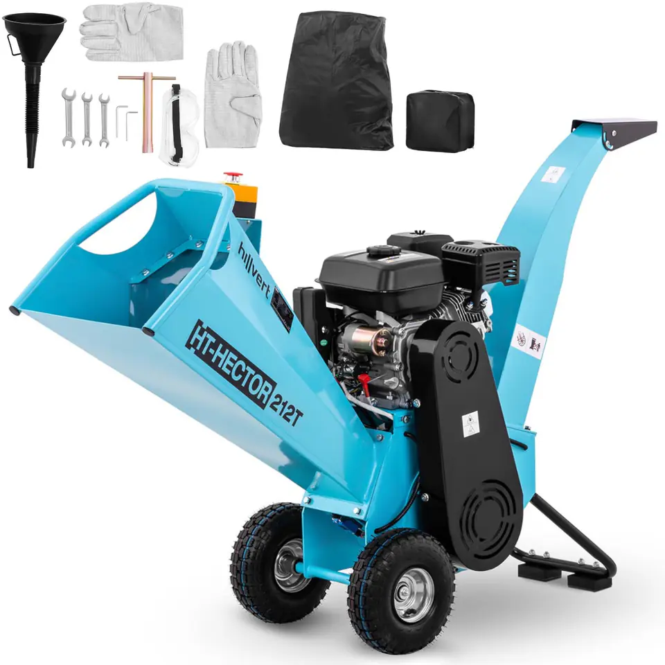 ⁨Shredder shredder chipper for bush branches diesel mobile medium. 8 cm 7 HP⁩ at Wasserman.eu