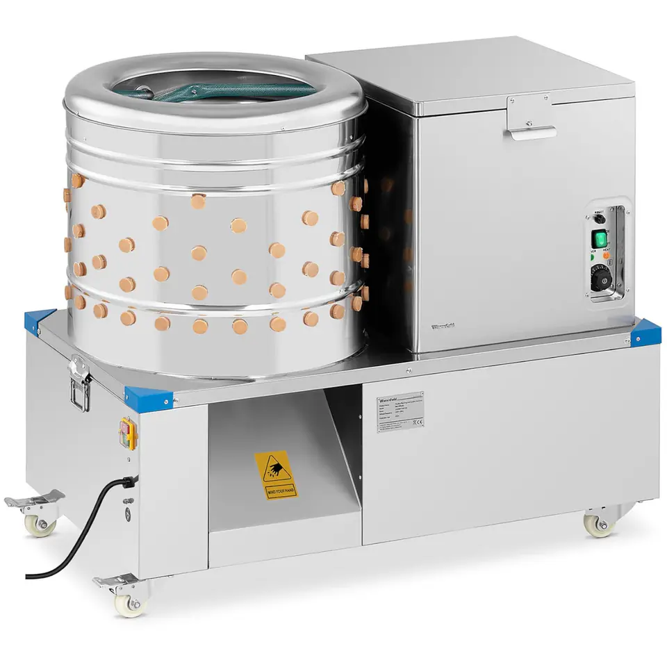 ⁨Skubarka scalder for chicken turkeys 2in1 drum avg. 60 cm 55 l 3.3 kW⁩ at Wasserman.eu