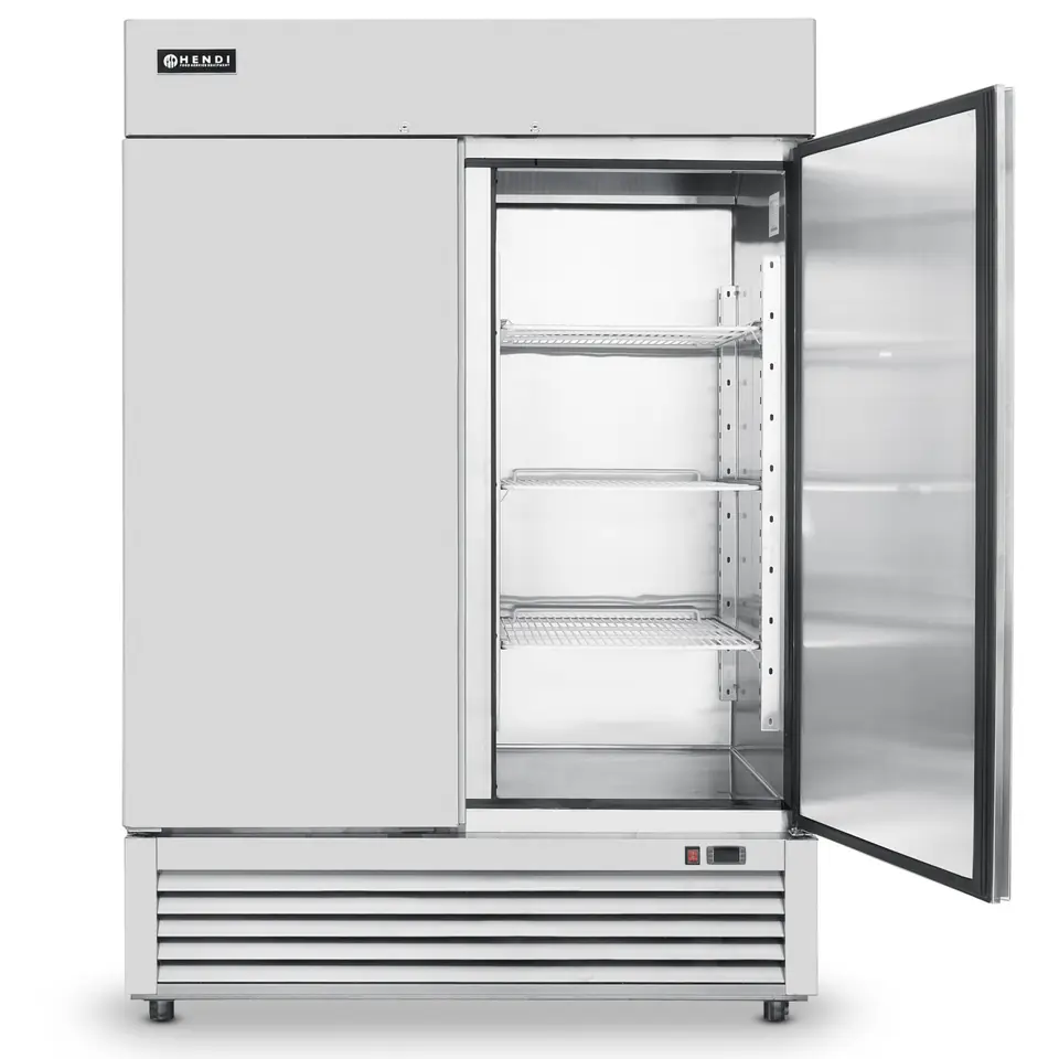 ⁨Stainless Steel Kitchen Line 2-Door Refrigerated Cabinet GN2/1 420W 1300L⁩ at Wasserman.eu