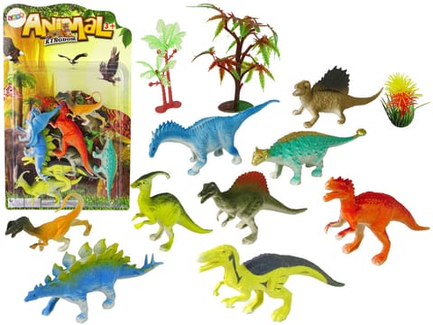 ⁨Zestaw Figurek Dinozaurów 9 sztuk Kolorowe⁩ w sklepie Wasserman.eu
