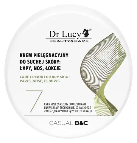 ⁨DR LUCY Krem pielęgnacyjny do suchej skóry: łapy, nos, łokcie [CASUAL 7] 100 g⁩ w sklepie Wasserman.eu