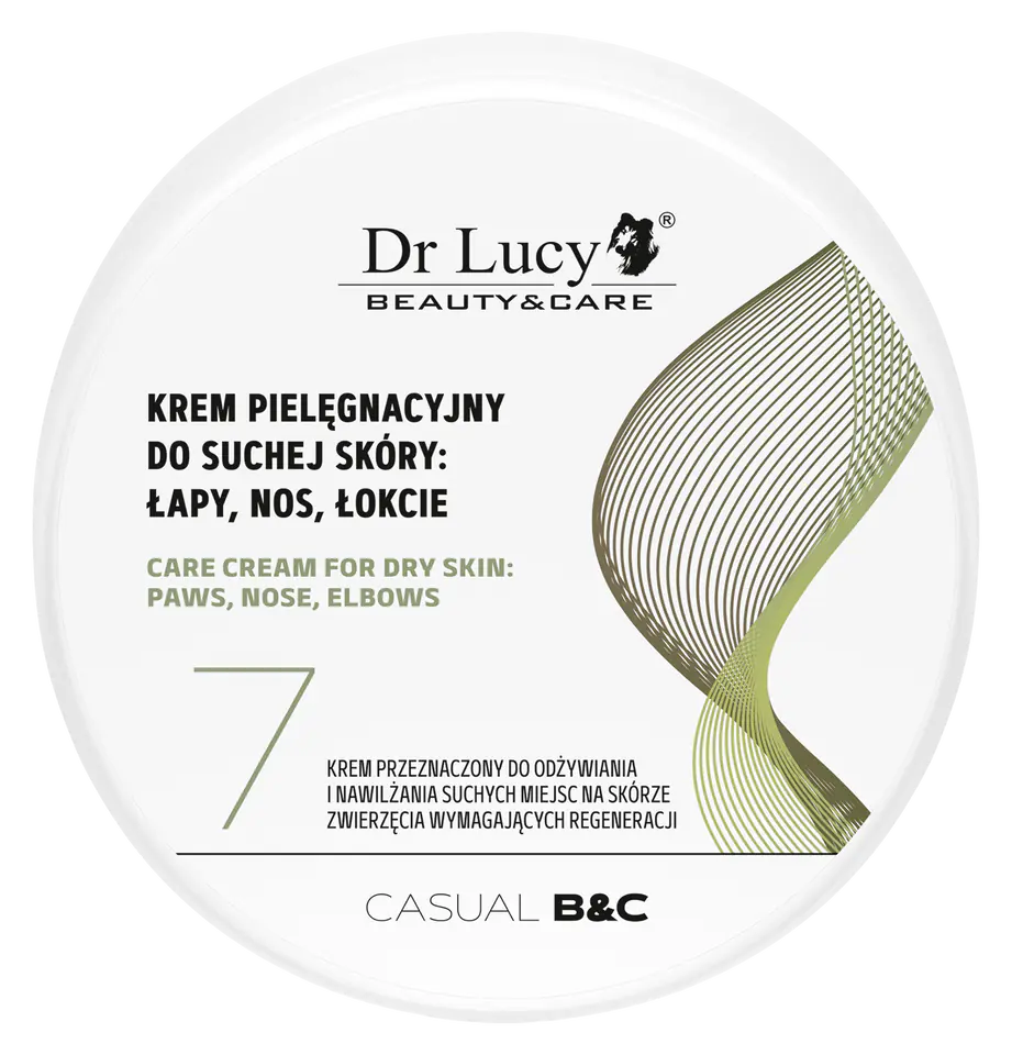⁨DR LUCY Krem pielęgnacyjny do suchej skóry: łapy, nos, łokcie [HOME 7] 100g⁩ w sklepie Wasserman.eu