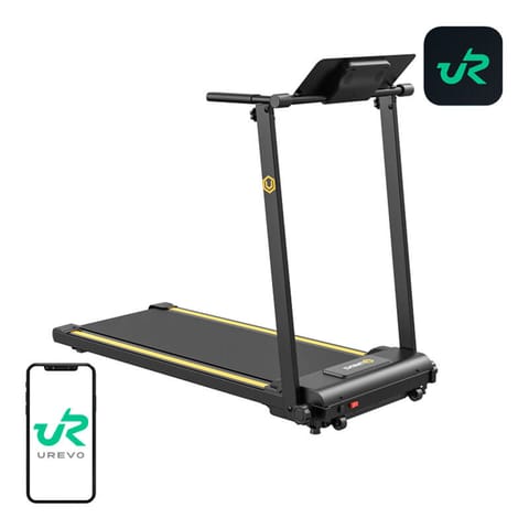 ⁨Bieżnia elektryczna UREVO Foldi Mini (czarno-pomarańczowa)⁩ w sklepie Wasserman.eu