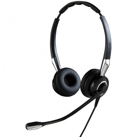 Słuchawki z mikrofonem JABRA Biz2400 Duo QD Czarny w sklepie Wasserman.eu