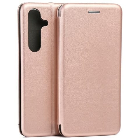 ⁨Beline Etui Book Magnetic Samsung S25    różowo-złoty/rose gold⁩ w sklepie Wasserman.eu