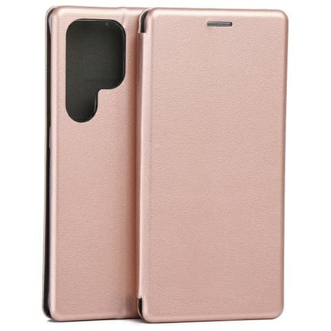 ⁨Beline Etui Book Magnetic Samsung S25    Ultra różowo-złoty/rose gold⁩ w sklepie Wasserman.eu