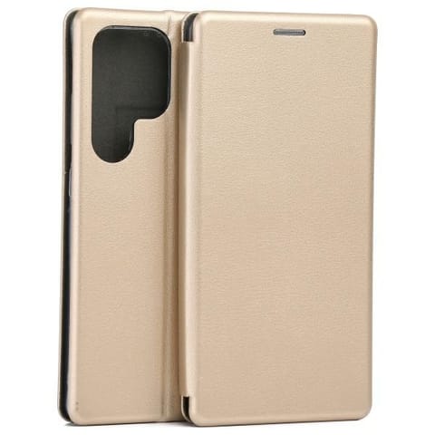 ⁨Beline Etui Book Magnetic Samsung S25    Ultra złoty/gold⁩ w sklepie Wasserman.eu