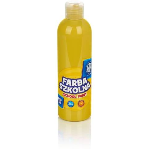 ⁨Farba plakatowa szkolna Astra 250ml żółta 301217016 ASTRA⁩ w sklepie Wasserman.eu