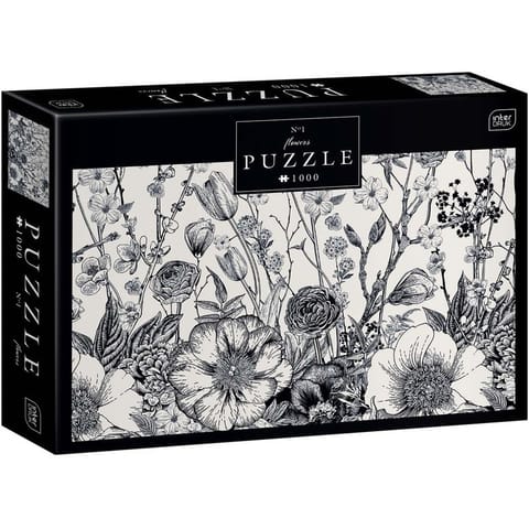 Puzzle 1000 Flowers 1 PUZ1000FLO1 INTERDRUK w sklepie Wasserman.eu