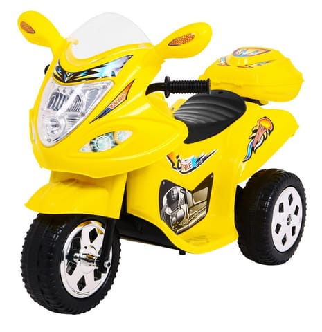 ⁨Motorek Trójkołowy BJX-088 elektryczny dla najmłodszych Żółty + Dźwięki + Światła⁩ w sklepie Wasserman.eu