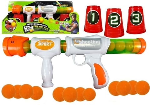 ⁨Karabin Pistolet Na Miękkie Kulki Kubeczki⁩ w sklepie Wasserman.eu