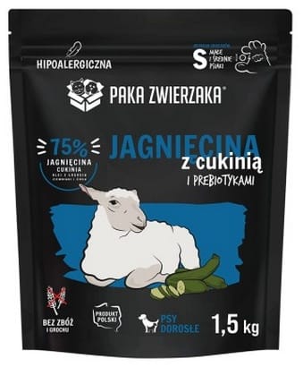 ⁨Paka Zwierzaka Seventh Heaven Jagniecina z cukinią S 1,5kg⁩ w sklepie Wasserman.eu