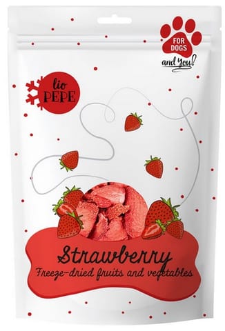 ⁨Paka Zwierzaka Lio PEPE Przysmak Strawberry (truskawka) 20g⁩ w sklepie Wasserman.eu