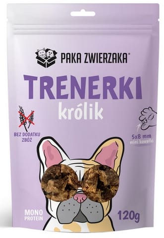⁨Paka Zwierzaka Trenerki Królik 120g⁩ w sklepie Wasserman.eu