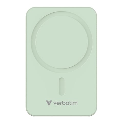 ⁨Verbatim, powerbank z ładowaniem bezprzewodowym, 5V, ładowanie telefonu, 32224, 20000mAh, Mocowanie magnetyczne, Zielony⁩ w sklepie Wasserman.eu