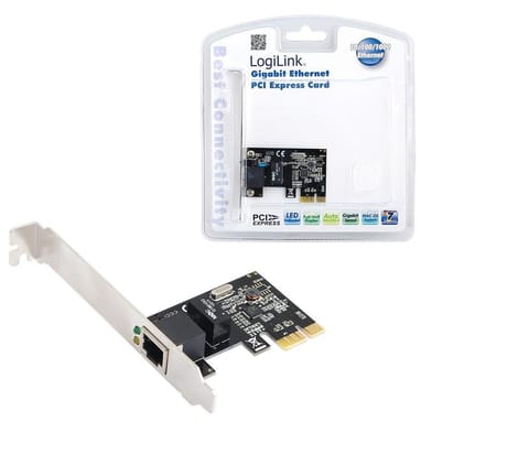 ⁨LogiLink PCI Express Card Gigabit⁩ w sklepie Wasserman.eu