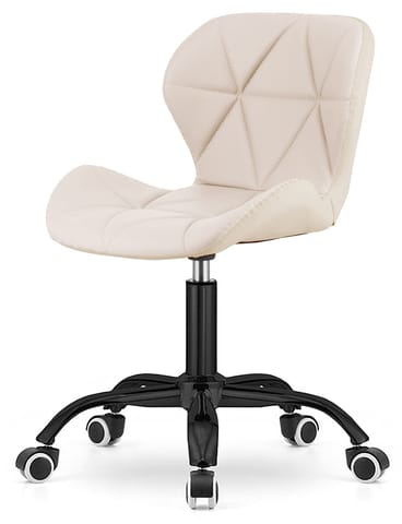 ⁨Krzesło obrotowe VASTO OFFICE PU CREAM SMOKE⁩ w sklepie Wasserman.eu