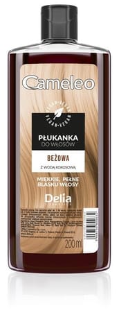 ⁨CAMELEO Płukanka do włosów z wodą kwiatową beżowa 200 ml⁩ w sklepie Wasserman.eu