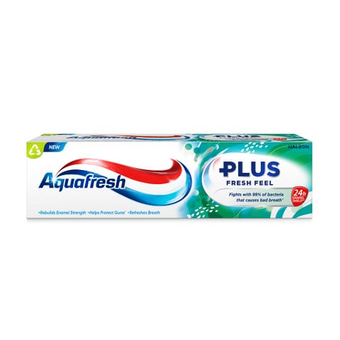 ⁨AQUAFRESH Plus Pasta do zębów odświeżająca oddech - Fresh Feel 75 ml⁩ w sklepie Wasserman.eu