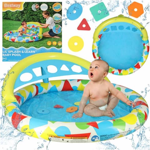 ⁨Basen brodzik z poduszką BESTWAY 52378 120cm⁩ w sklepie Wasserman.eu