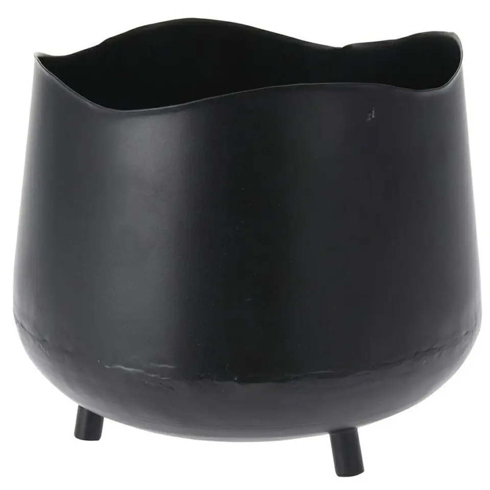 Black metal flower casing 21 cm at Wasserman.eu