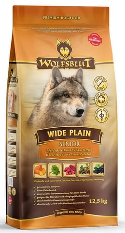 ⁨Wolfsblut Dog Wide Plain Senior - konina i bataty 12,5kg⁩ w sklepie Wasserman.eu