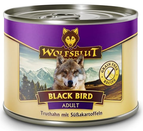 Wolfsblut Dog Black Bird - indyk i bataty puszka 200g w sklepie Wasserman.eu
