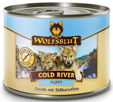 Wolfsblut Dog Cold River - pstrąg i bataty puszka 200g w sklepie Wasserman.eu
