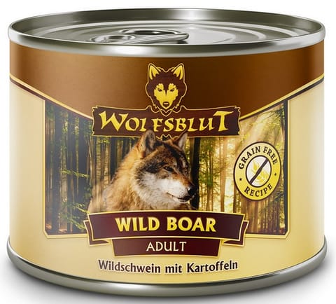 ⁨Wolfsblut Dog Wild Boar - dziczyzna i ziemniaki puszka 200g⁩ w sklepie Wasserman.eu