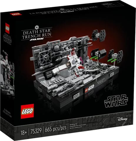 LEGO STAR WARS 75329 DIORAMA: DEATH STAR TRENCH RUN at Wasserman.eu