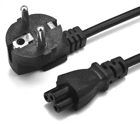⁨Kabel zasilający 250V Euro IEC (3-pinowy)⁩ w sklepie Wasserman.eu
