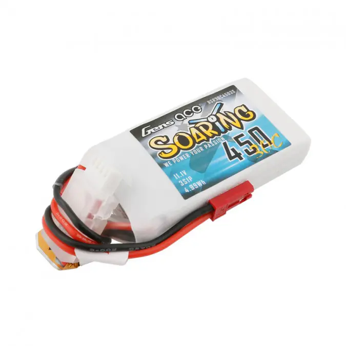 ⁨450mAh 11.1V 30C SOARING Gens Ace - JST-SYP⁩ at Wasserman.eu