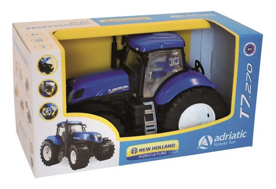 ⁨DUŻY TRAKTOR NEW HOLLAND OTWIERANE DRZWI 1:16 # G3⁩ w sklepie Wasserman.eu