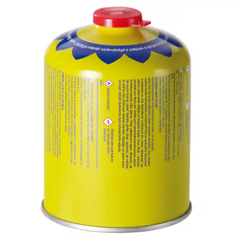 ⁨Kartusz wkład nabój gazowy do kuchenki palnika na gaz - gwint 7/16 450g⁩ w sklepie Wasserman.eu