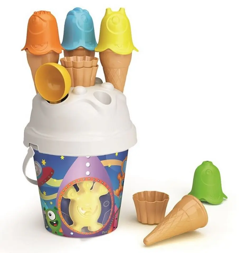 ⁨SPACE SAND SET WITH ICE CREAM BUCKET MOLD⁩ at Wasserman.eu