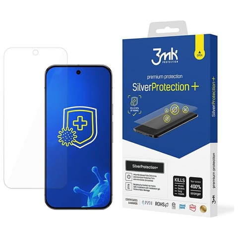 ⁨Folia antymikrobowa 3MK SilverProtect+   montowana na mokro do Google Pixel 9 Pro XL⁩ w sklepie Wasserman.eu