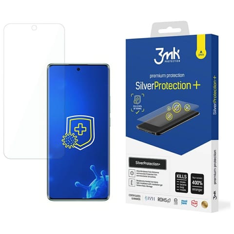 ⁨Folia antymikrobowa 3MK SilverProtect+   montowana na mokro do Oppo Reno 12 Pro⁩ w sklepie Wasserman.eu