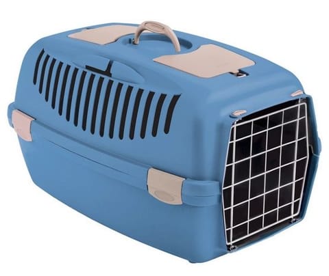 ⁨Stefanplast Transporter Gulliver 2 metalowe drzwi niebieski [99802]⁩ w sklepie Wasserman.eu