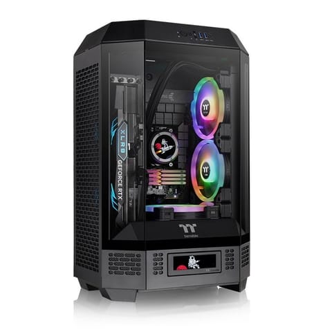 ⁨Thermaltake The Tower 3 00 TG Black⁩ at Wasserman.eu